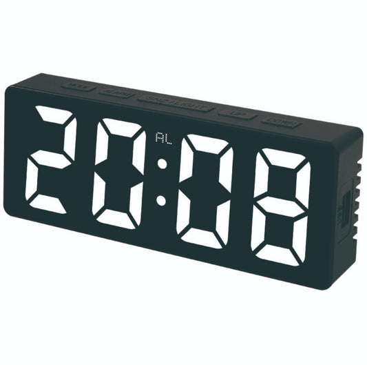 LED Digital Alarm Clock | Snooze Function, Temperature Display, 12/24 Hour Mode & Adjustable Brightness