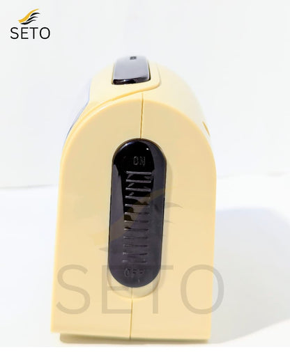 [SETO] Premium Quartz Alarm Clock with Night Light | Large Green Numbers | Easy Time Reading | Loud Alarm | Vintage Style Bedside Table Clock