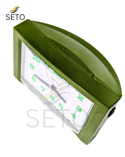 [SETO] Premium AZAN Alarm Clock 2 in 1 Alarm Mode With Light ,Accurate Prayer Time Reminder, Quartz Movement , Perfect Islamic Home Decor  High Quality And Beautiful Sleek Body Design with 4 Different Colours ,Modern Slim Design , Ideal Gift for Home