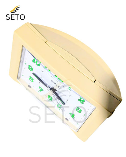 [SETO] Premium AZAN Alarm Clock 2 in 1 Alarm Mode With Light ,Accurate Prayer Time Reminder, Quartz Movement , Perfect Islamic Home Decor  High Quality And Beautiful Sleek Body Design with 4 Different Colours ,Modern Slim Design , Ideal Gift for Home