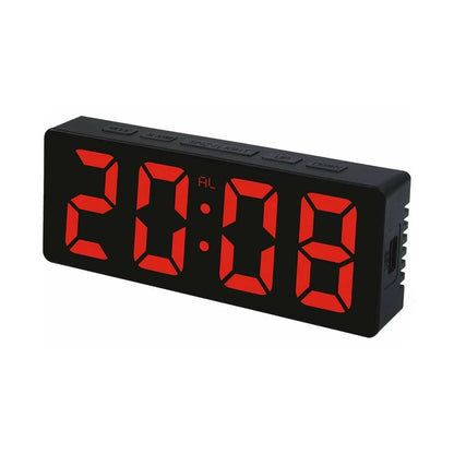 LED Digital Alarm Clock | Snooze Function, Temperature Display, 12/24 Hour Mode & Adjustable Brightness
