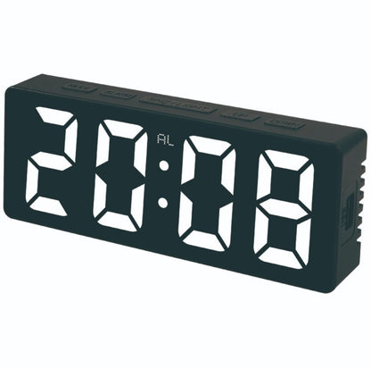 LED Digital Alarm Clock | Snooze Function, Temperature Display, 12/24 Hour Mode & Adjustable Brightness
