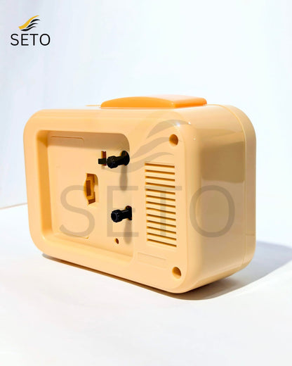 [SETO] Islamic Azan Clock 3 in 1 – Alarm + Light + Bell | Perfect for School, Hostel, Office & Home | Stylish Desk Clock (3 Colors Available)